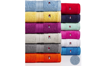 Tommy Hilfiger Home - All American II Cotton Bath Towel Collection (Mist Blue)